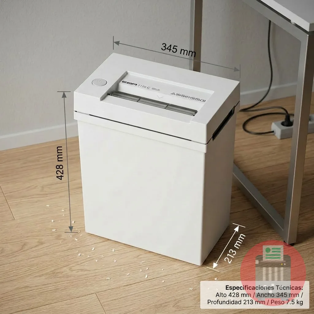 TRITURADORA DE PAPEL EBA 1126 C 3 x 25