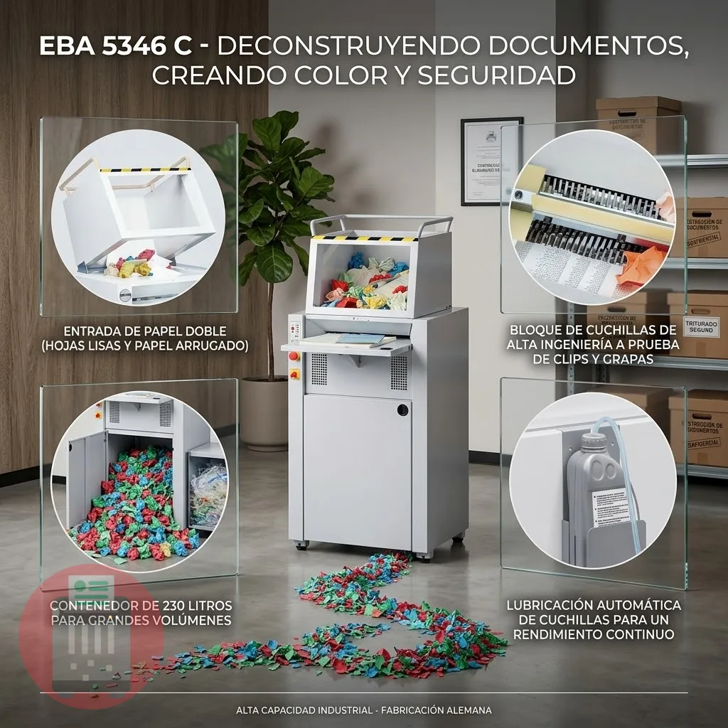 Trituradora De Papel EBA 5346 C