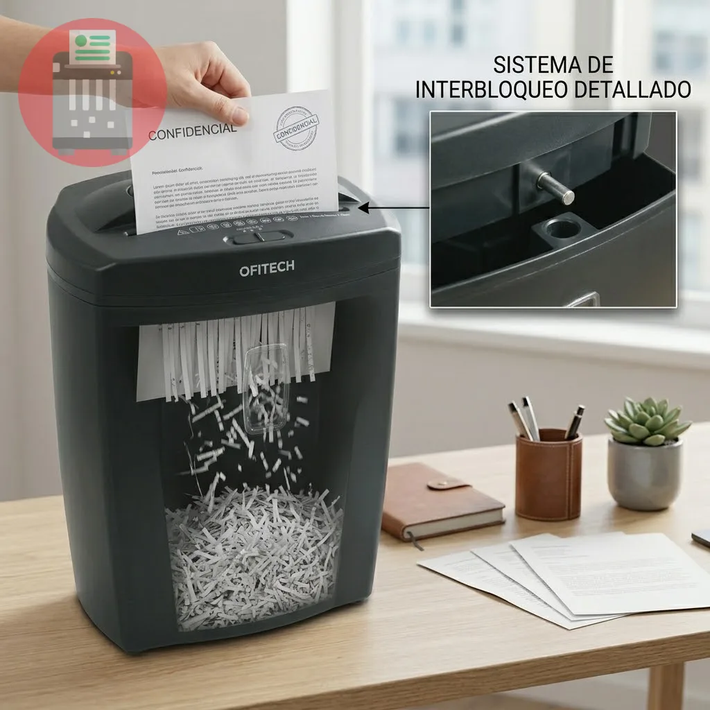 Trituradora De Papel OFITECH BN 2208 CC